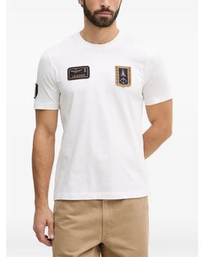 Aeronautica Militare Frecce Tricolori Patch-Detail T-Shirt - White