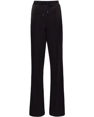 JW Anderson Pantalones con cordones en la cintura - Negro