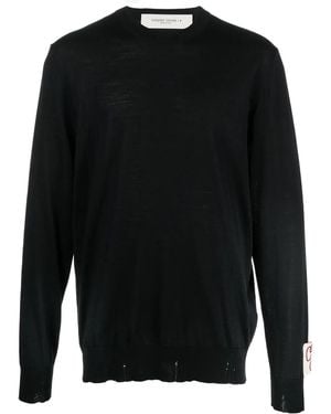 Golden Goose Classic Wool T-Shirt - Black