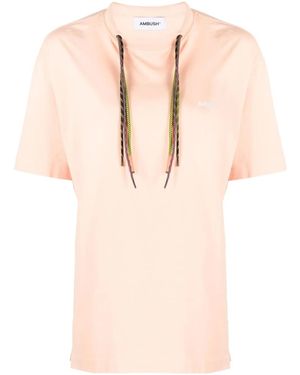 Ambush T-Shirt À Logo Imprimé - Natural