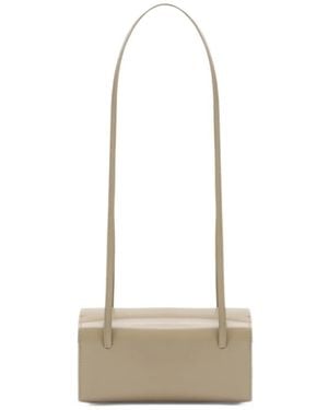 Faune Mie Cylindrical Shoulder Bag - White