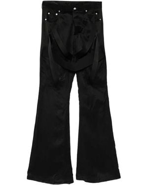 Rick Owens Megastrapped Bib Pants - Black