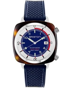 Briston Clubmaster Legend Compressor 42Mm Watch - Blue