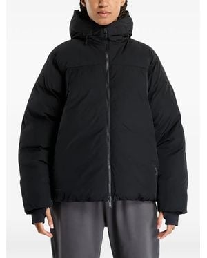 On Shoes Hooded Puffer Jacket - Black