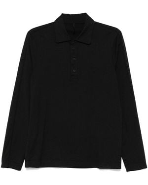 Transit Cotton Jersey Polo Shirt - Black