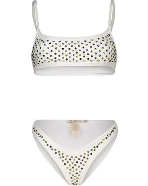 Paramidonna Bikini Chiara Con Detalles - Blanco
