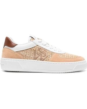 Stuart Weitzman Sw Courtside Sneakers Aus Bast - Pink