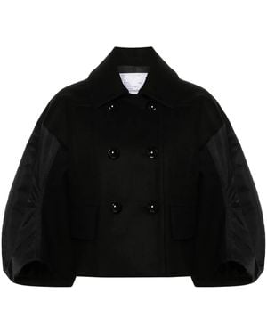 Sacai Coats & Jackets - Black