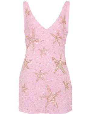 RIXO London Christabel Sequin-Embellished Dress - Pink