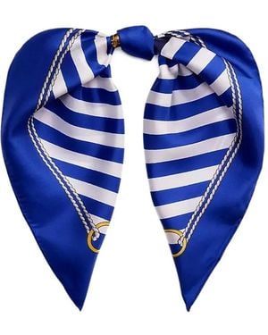 Ralph Lauren Striped Scarf - Blue