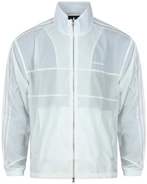 adidas Wales Bonner Logo-Print Zip-Up Jacket - Blue