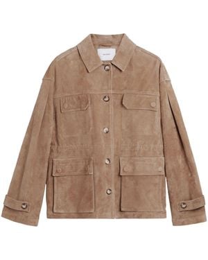Axel Arigato Cali Suede Utility Jacket - Brown