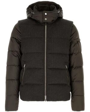 Moorer Casciano Hooded Padded Jacket - Black