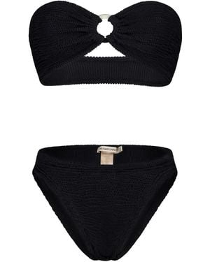 Paramidonna Chloe Ring-Detail Bikini - Black