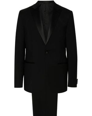 Corneliani Single-Breasted Dinner Suit - Black