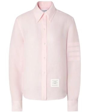 Thom Browne Linen Shirt - Pink