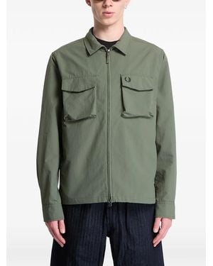 Fred Perry Surchemise À Détail De Logo - Vert