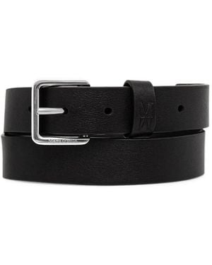 Marc O' Polo Junna Logo-Engraved Leather Belt - Black