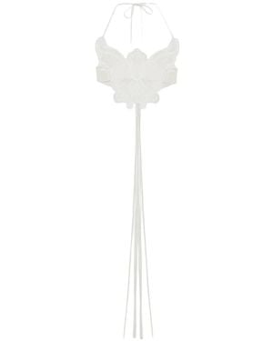 Blumarine Halterneck Tank Top - White