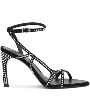ROTATE BIRGER CHRISTENSEN Sandalen Verfraaid Met Stras - Zwart