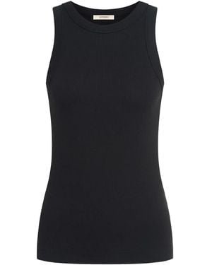 12 STOREEZ Sleeveless Tank Top - Black