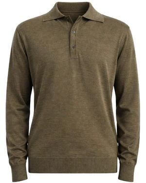 Another Aspect Polo À Manches Longues - Vert