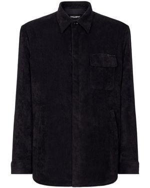 Dolce & Gabbana Corduroy Shirt Jacket - Blue