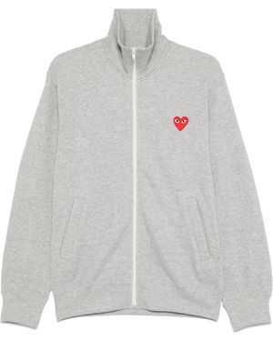 COMME DES GARÇONS PLAY Heart-Patch Sweatshirt - Grey
