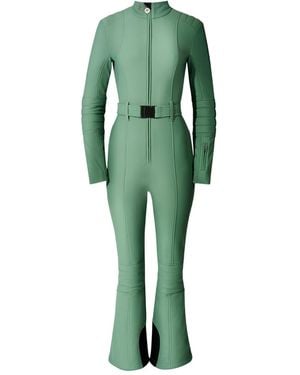 Perfect Moment Belted Ski Suit - Green
