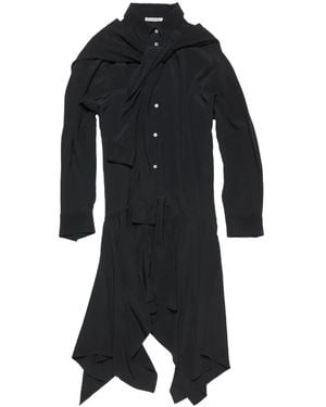 Acne Studios Layered Midi Dress - Black