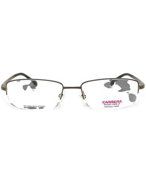 Carrera Rectangle-Frame Glasses - White