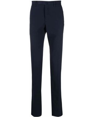 Incotex Tailored Cotton Trousers - Blue
