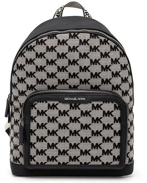 Michael kors black and white backpack sale