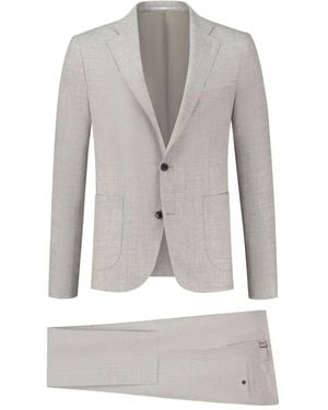 PAUL ZEIST Traje con botones - Gris