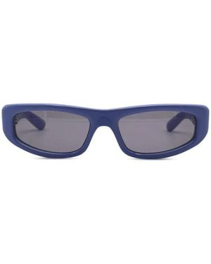 Chrome Hearts Roller Euphoria Embellished Sunglasses - Blue
