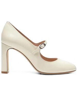 Stuart Weitzman Babette Mary Jane Pumps - White