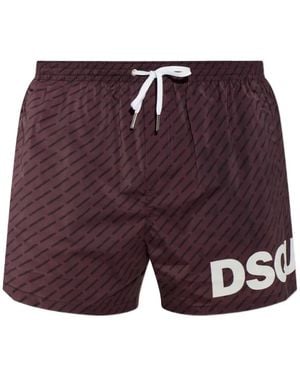 DSquared² Midi Swim Boxers - Purple