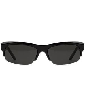 Retrosuperfuture Scatto Rectangle-Frame Sunglasses - Black
