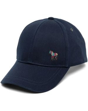 Paul Smith Zebra-Logo Baseball Cap - Blue