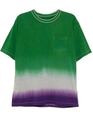 Sacai Gradient T-Shirt - Green