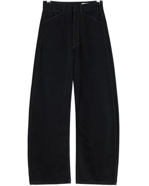 Lemaire High-Waisted Curved Jeans - Blue