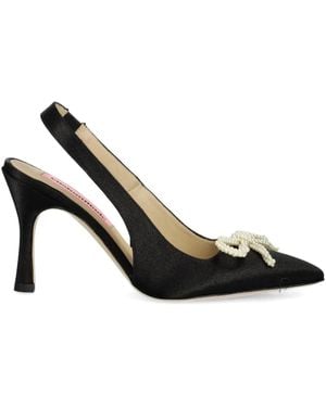 Custommade• Ayanna Slingback Court Shoes - Black