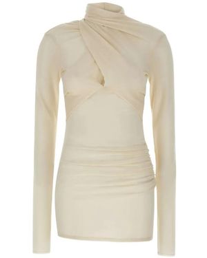 Entire studios Gres Ruched Wool Jumper - White