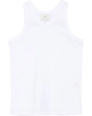 Loulou de Saison Poso Lds Tank Top - White