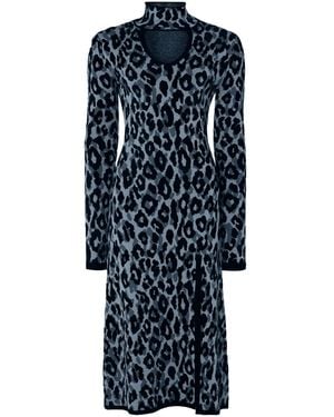 Temperley London Adonis Knitted Dress - Blue
