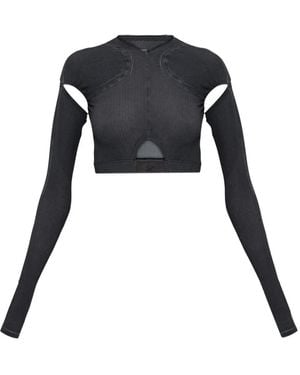 Nike X Knwls Cut-Out Long-Sleeve Top - Black