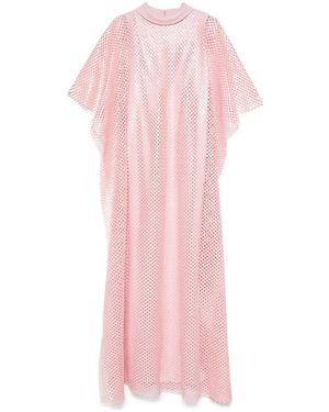 Jean Louis Sabaji Abaya aus Mesh - Pink