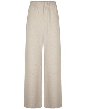 ELEH Pantalon En Maille Fine À Coupe Ample - White