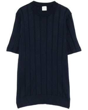 Eleventy T-Shirt À Col Rond - Blue
