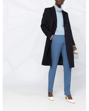 Emporio Armani High-Waist Slim Pants - Blue